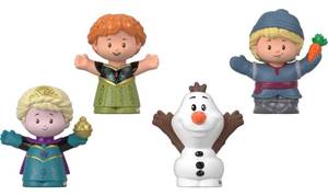 lot 32806 image: Fisher-Price Little People Toddler Toys Disney Frozen Elsa & Friends Figure Set with Anna Kristoff & Olaf for Ages 18 Months