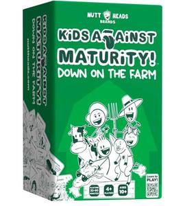 lot 32849 image: Kids Against Maturity Funny Family Card Game for Kids Ages 10 & Parents, Teens & Adults  Hilarious Party Game for Family Game Night  Super Fun (Farm Edition)