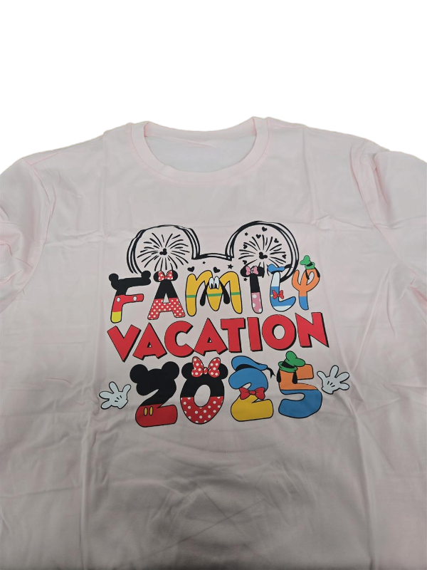 lot 7388 image: Disney Family Vacation 2025 T-Shirt 2XL