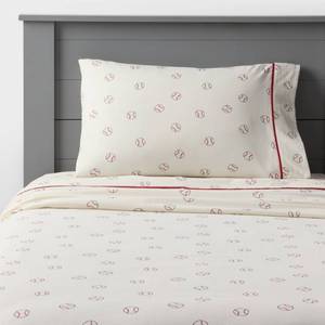 lot 30694 image: Twin Sized Baseball Kids Cotton Sheet Set - Pillowfort