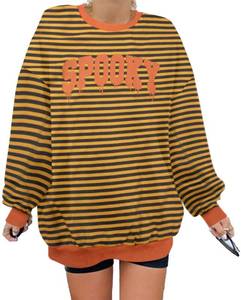 lot 32898 image: Oversized Halloween Sweatshirt -Womens Size S