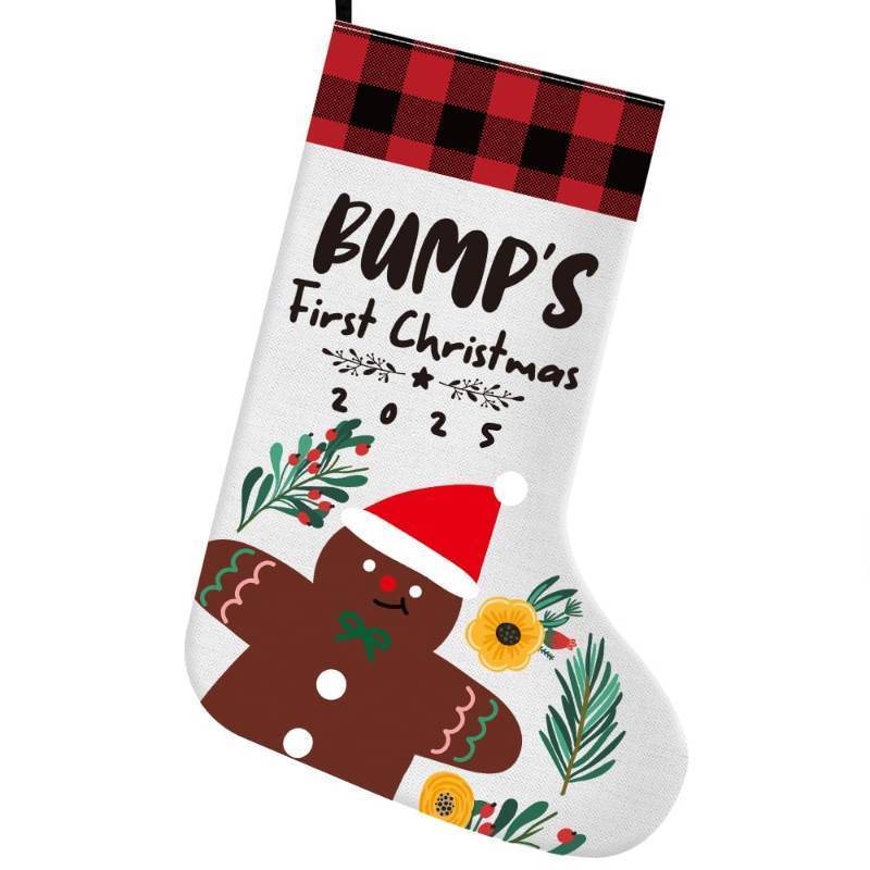lot 31010 image: New Parents Christmas Stocking Gifts, Bumps First Christmas (3 Pack)