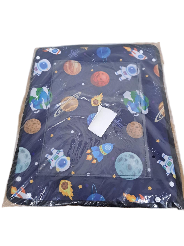 lot 31028 image: Kids Travel Tray Cover -Space Themed