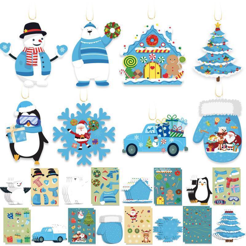 lot 31029 image: 68PCS DIY Christmas Winter Crafts for Kids
