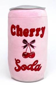 lot 15427 image: 2-Pack PM&J Home Weighted Cherry Cola Stuffed Plush 16