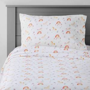 lot 15431 image: Unicorn Cotton Kids 3-Piece Sheet Set - Pillowfort  (Twin)