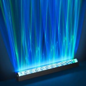 lot 15442 image: TACAHE Dynamic Wave Wall Light - Flowing Water Visual - RGB  6000K Solid Color - Light Effects & Music Sync - APP & Remote Control - Indoor Enhance Ambient Lamp - 30W - 39 Inch - 1 Pack - Retail $110