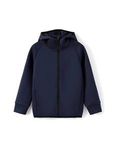 lot 32924 image: Boys Zip Up Dark Blue Hoodie Jacket, Size 7-8