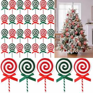 lot 32977 image: 50 Pcs Bulk Christmas Candy Cane Decorations