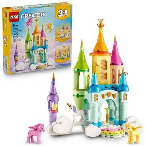 lot 33057 image: LEGO Creator 3 in 1 Unicorn Castle Building Toy 31175 (See Details)