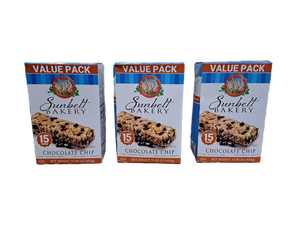 lot 33085 image: Best by January 21st 2026 Sunbelt Bakery Chocolate Chip Gronola Bars 3 Value Packs, 45 Bars Total