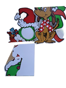 lot 33089 image: Arsemica Grinch Yard Sign Faceless Bag