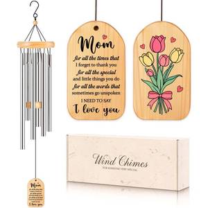 lot 34016 image: GiftChant Birthday Gifts for Mom, 25.5 inch Moms Wind Chime