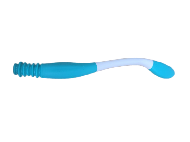 lot 31083 image: Silicone Flexible Comfort Reach Long Wiper with Curved Handle