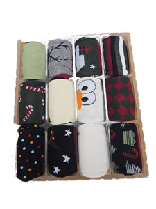 lot 34112 image: Christmas Sock Advent Calendar Gift Box