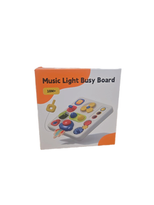 lot 34121 image: Music Light Busy Board Interactive Baby Toy 18M