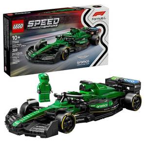 lot 33161 image: LEGO Speed Champions Aston Martin Aramco F1 AMR24 Race Car Toys (MISSING UNKNOWN PARTS, LOOSE PIECES)