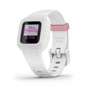 lot 33172 image: Unisex Vivofit Jr. 3 Disney Princess White Silicone Strap Smart Watch 130-175mm