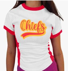 lot 34144 image: Game Day Football T-Shirt for Women Size LARGE