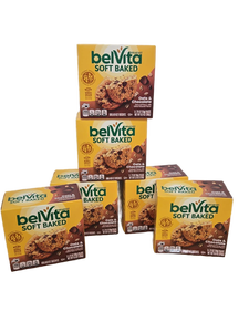 lot 34214 image: BelVita Soft Baked Oats & Chocolate Breakfast Biscuits Bulk Lot, 6 Count, (Best By January 21, 2026)