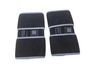 lot 34227 image: Electric Heated Knee Wraps with Charging Cables Set of 2