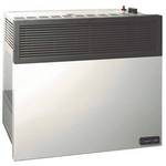 Direct Vent Natural Gas Wall Furnace with Thermostat, 17,000 BTU. Professional Vent Kit Included in Box. Gray/Black - Retail: $529