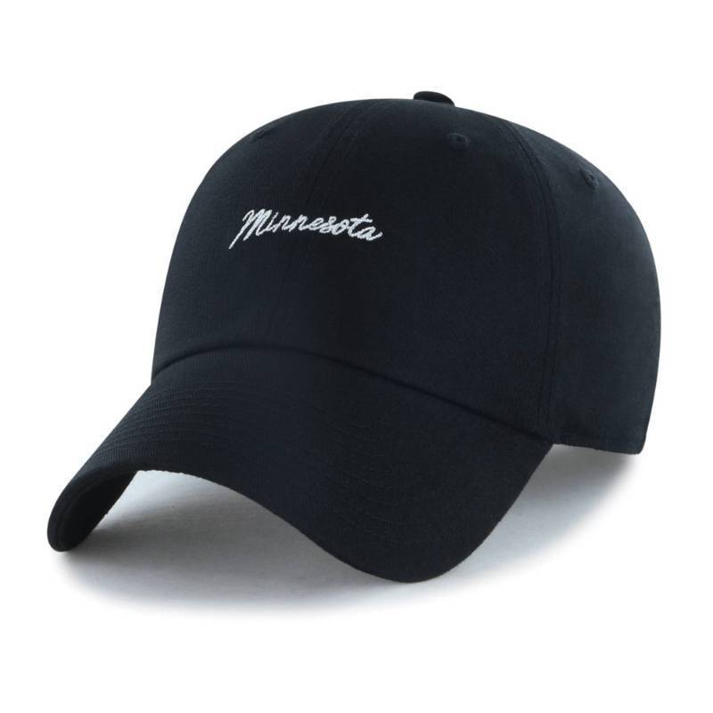 lot 30199 image: Lifestyle Script Clean Up Minnesota Baseball Hat