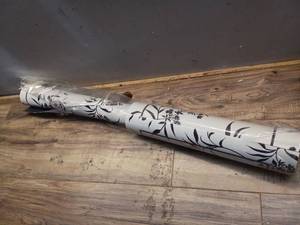 lot 30890 image: BANEBOR L Shape Kitchen Rug and Mats, 1 Piece Floral Print Kitchen Carpet Non Slip in Front of Sink, Corner Mat for Home (Brown Morocco Left L, 31x59x18)