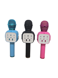 lot 34231 image: Wireless Bluetooth Karaoke Microphones with Built-in Speaker Set of 3