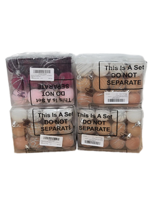 lot 34264 image: Boho 96 Pcs 1.57 Inches Velvet Ornaments for Christmas Tree