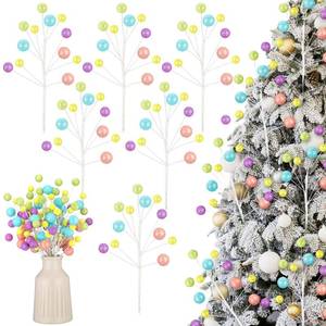 lot 34277 image: 10 Pcs Pastel Christmas Decorations