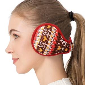 lot 34300 image: Knit Ear Muffs for Winter WomenMen Soft Earmuffs