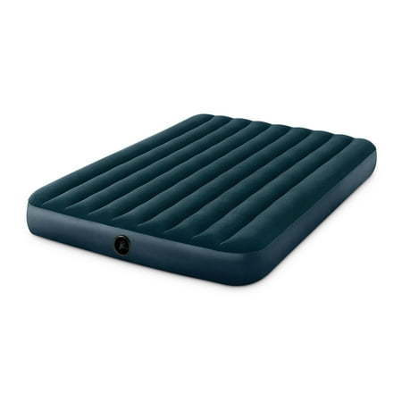 lot 30308 image: Intex 10  Queen Standard Dura-Beam Airbed Mattress - Pump Not Included - Retail $60