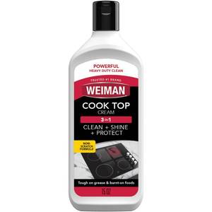 lot 15650 image: 2-Pack Weiman Cooktop Cleaner and Polish Cream for Glass, Ceramic and Induction Surfaces (15 oz Unscented)