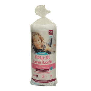 lot 15654 image: Poly-Fil Low-Loft 100% Polyester Batting by Fairfield (90x108)