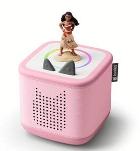 lot 15655 image: tonies Toniebox 2 Audio Player Bundle for Kids 1 with Disney Moana - Cloud Pink - Retail $129