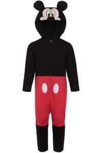 lot 15660 image: Disney Mickey Mouse Toddler Boys Zip Up Coverall (Size 2T)