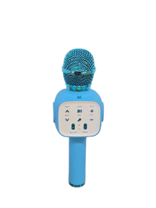 lot 34342 image: Blue Wireless Bluetooth Karaoke Microphone with Speaker