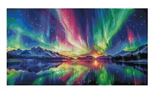 lot 33257 image: DIAMOND DOTZ Aurora Borealis Special Edition Diamond Painting Kit