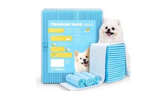 lot 35057 image: Powools Puppy Pads, Large 22 x 22, Super Absorbent 6-Layer Dog Pads, 180 Count
