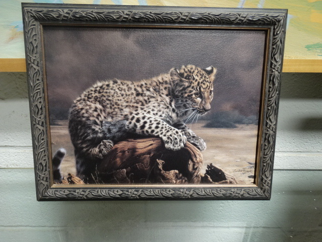 lot 11475 image: Charles Frace framed wildlife print- 14x11