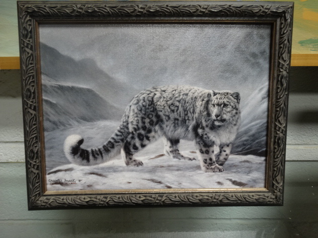 lot 11476 image: Charles Frace framed wildlife print- 14x11