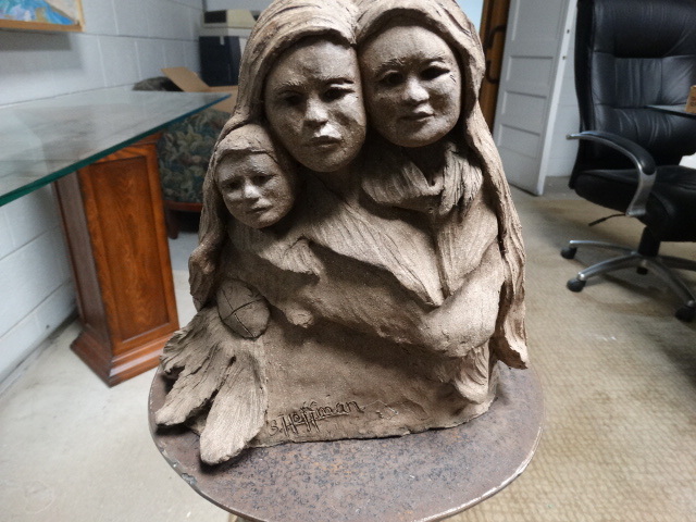 lot 11517 image: Handmade Native American Sculpture- Signed by artist-S. Hoffman