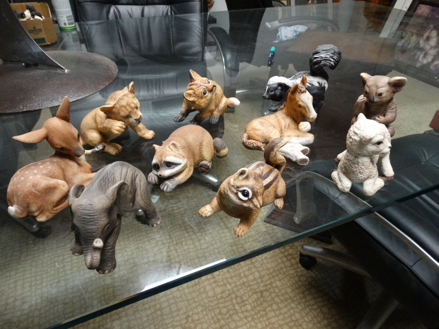 lot 11528 image: Rodger J. Brown baby Animal collection- 10 Animals
