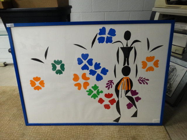 lot 11539 image: Large framed artwork
