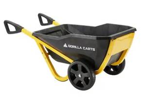 lot 15681 image: Gorilla Cart 7 cu. ft. Evolution Poly Garden Cart (TUB IS NOT INCLUDED)