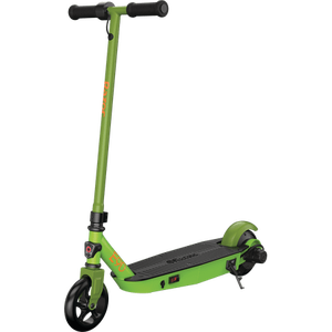 lot 33293 image: Razor Black Label E90 Electric Scooter - Green  for Child Ages 8 and up to 120 lbs  up to 10 mph - Retail $124