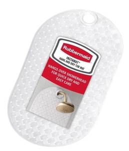 lot 33297 image: Rubbermaid INSTAMAT Tub Mat, Non-Slip Bath Mat Hangs on Showerhead for Fast Drying, BPA-Free TPE