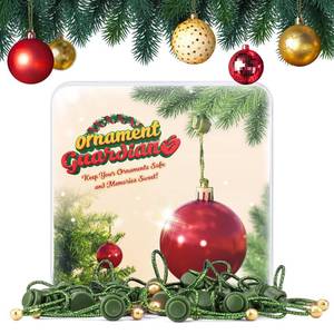 lot 34429 image: Christmas Ornament Guardian, Adjustable Ornament Hooks for Hanging Small Large Heavy Ornaments, Ornaments Hanger Hooks for Christmas Tree Hanging Holiday Ornaments (72)