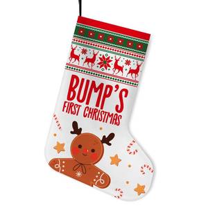 lot 34431 image: Bumps First Christmas Stocking 16.5